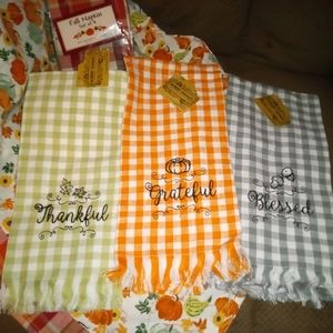 Flower sack hand towels